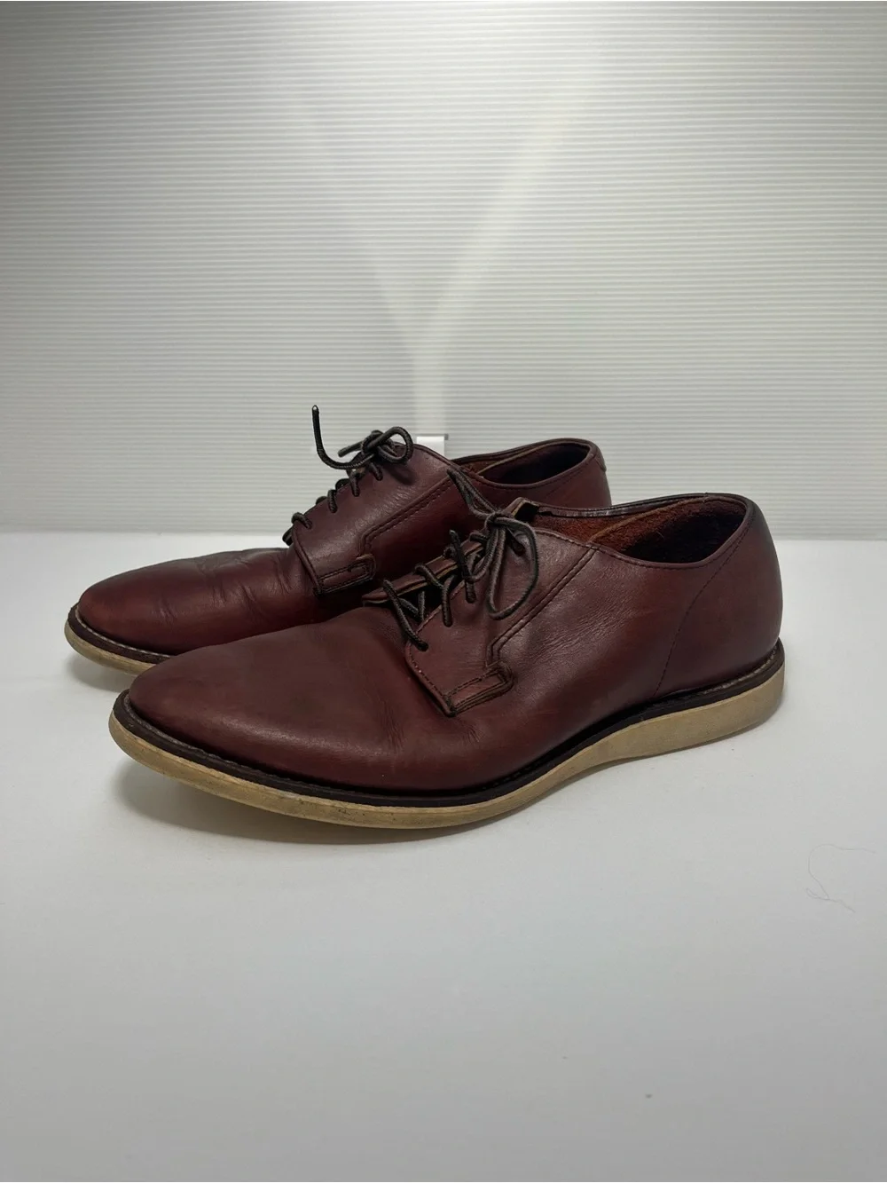 Red Wing 3117 Postman Oxford Oxblood Mesa Leather‎ Mens Size 10 D Discontinued